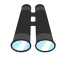 binoculars location icon